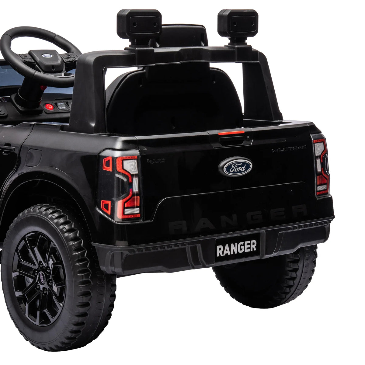 Ford Ranger 12V Kids Electric Ride-On Car, Black