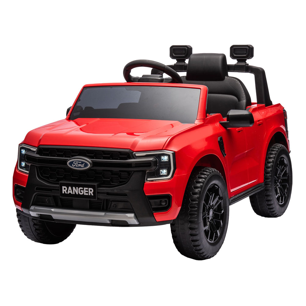 Ford Ranger 12V Kids Electric Ride-On Car, Red