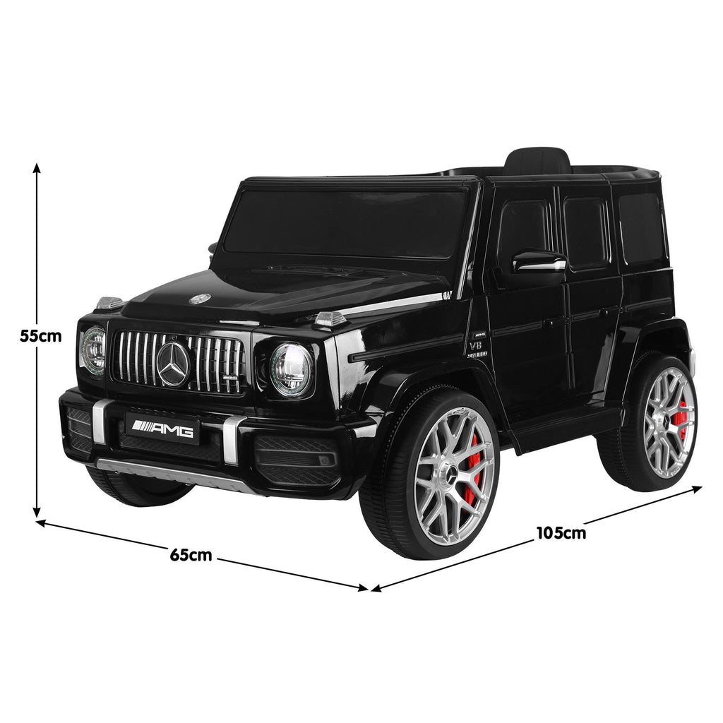 Mercedes-Benz AMG G63 12V Kids Electric Ride-On Car, Black