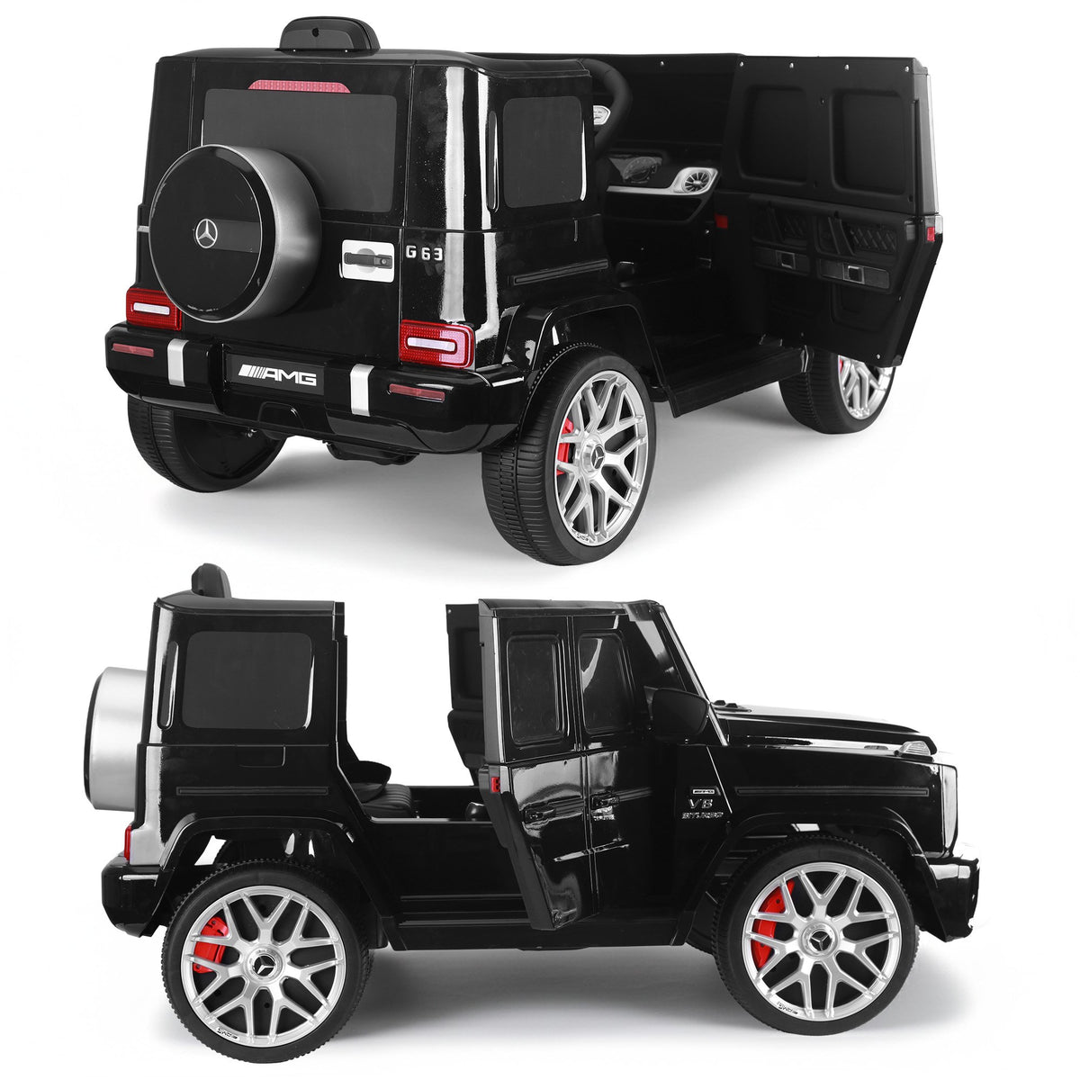 Mercedes-Benz AMG G63 12V Kids Electric Ride-On Car, Black