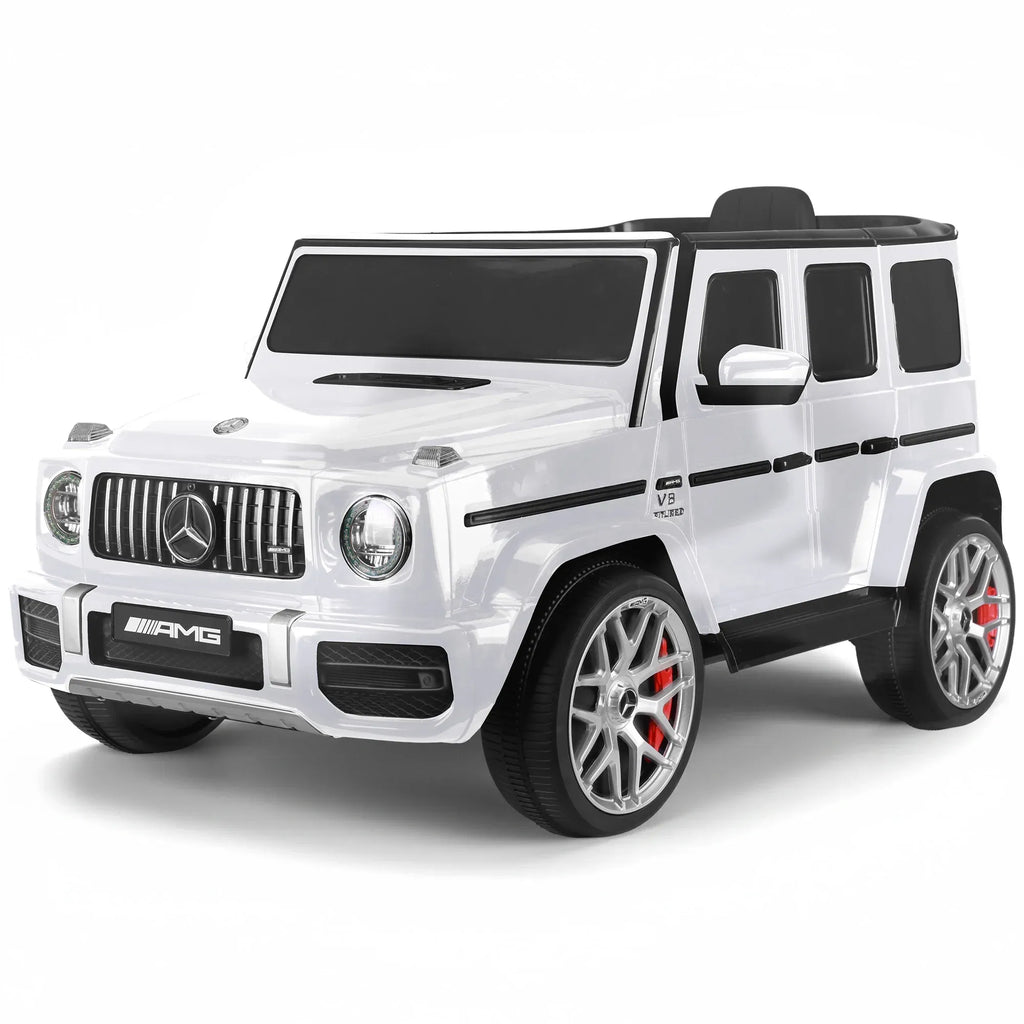 Mercedes-Benz AMG G63 12V Kids Electric Ride-On Car, White