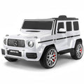 Mercedes-Benz AMG G63 12V Kids Electric Ride-On Car, White