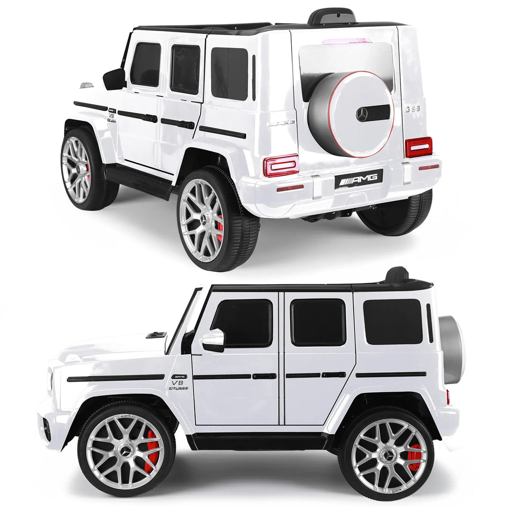Mercedes-Benz AMG G63 12V Kids Electric Ride-On Car, White