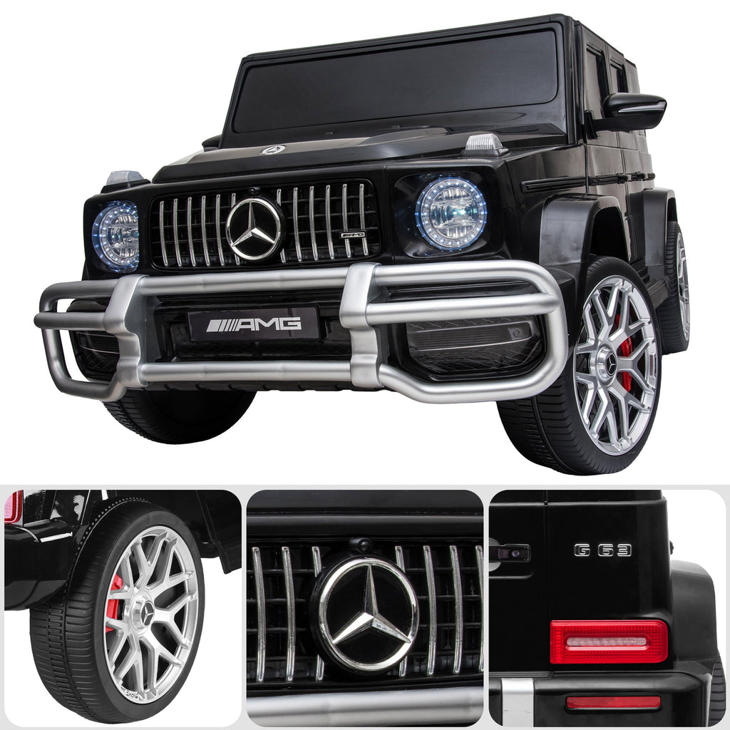 Mercedes-Benz AMG G63 24V Kids Electric Ride-On Car, Black