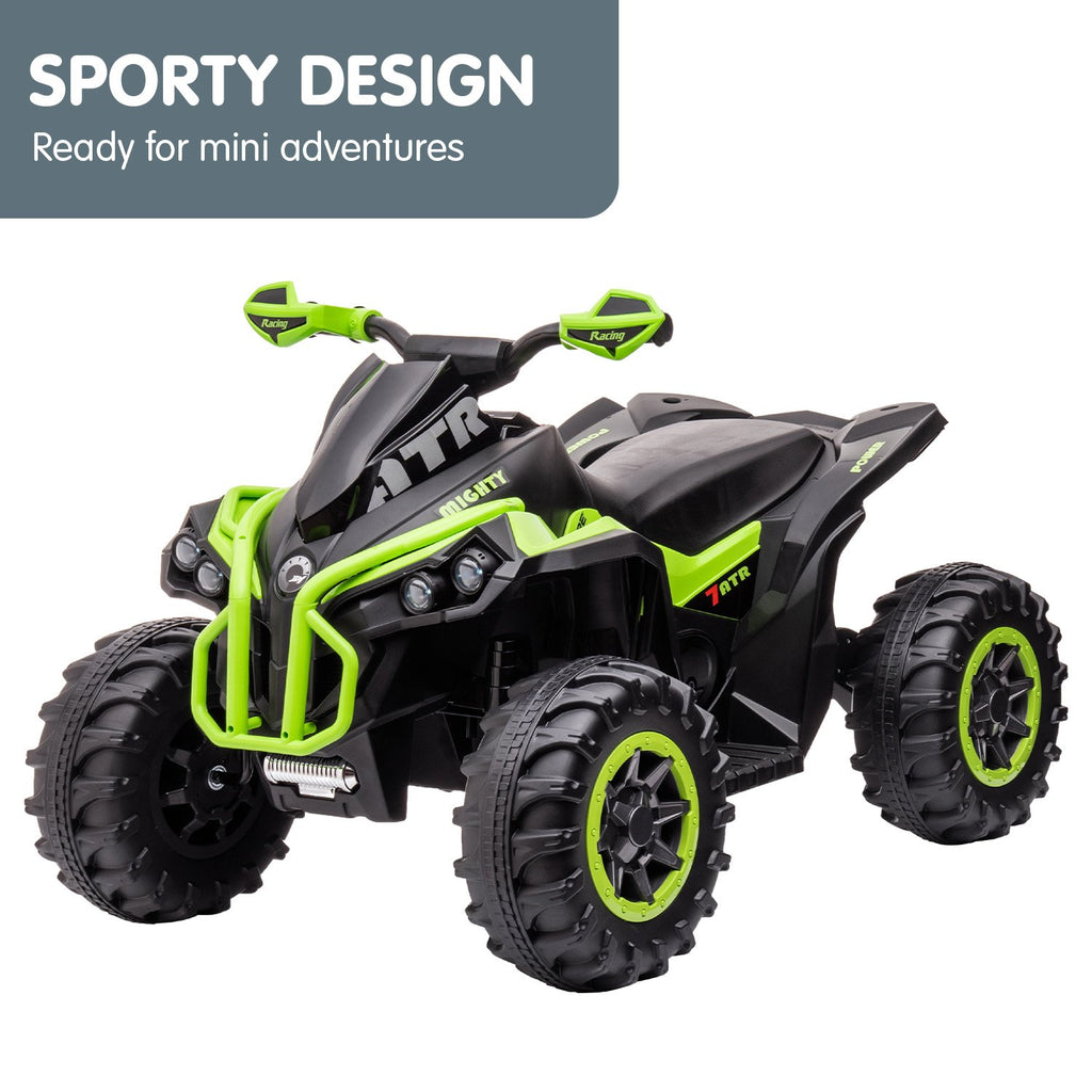 GTS99 12V Kids Electric Ride-On Quad Bike, Green