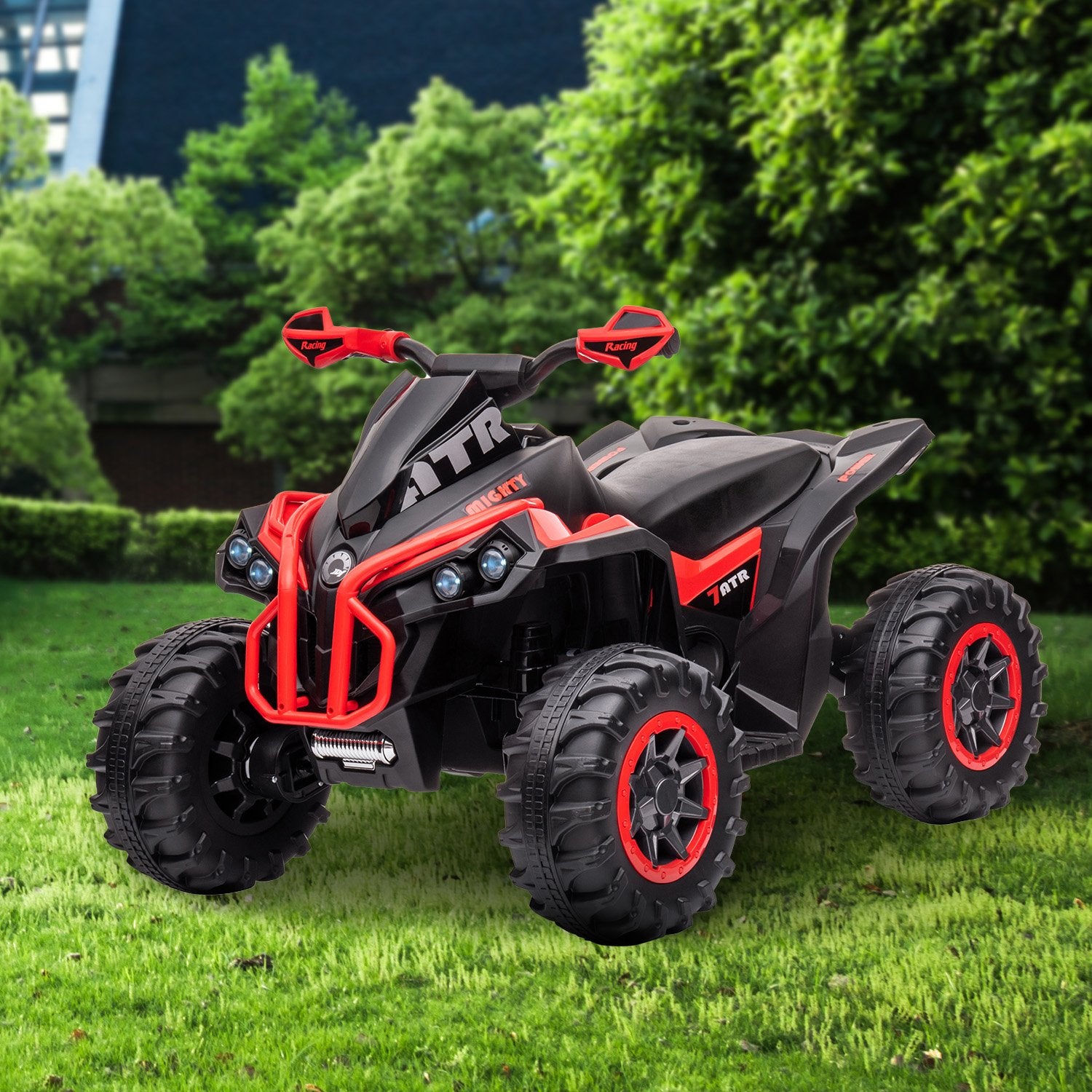 GTS99 12V Kids Electric Ride-On Quad Bike, Red