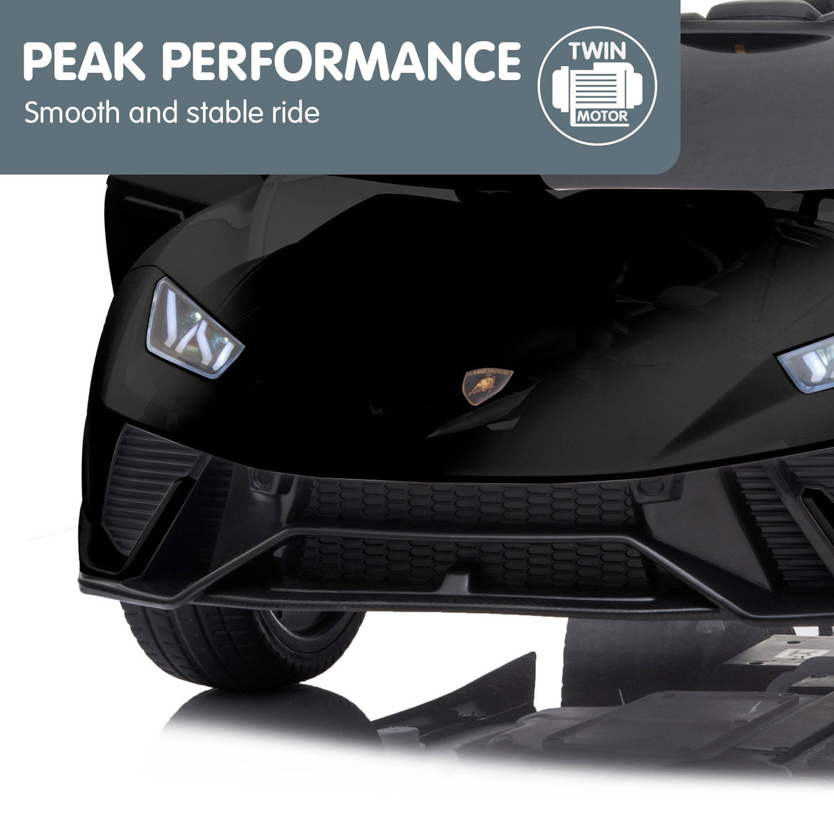Lamborghini Performante 12V Kids Electric Ride-On Car, Black