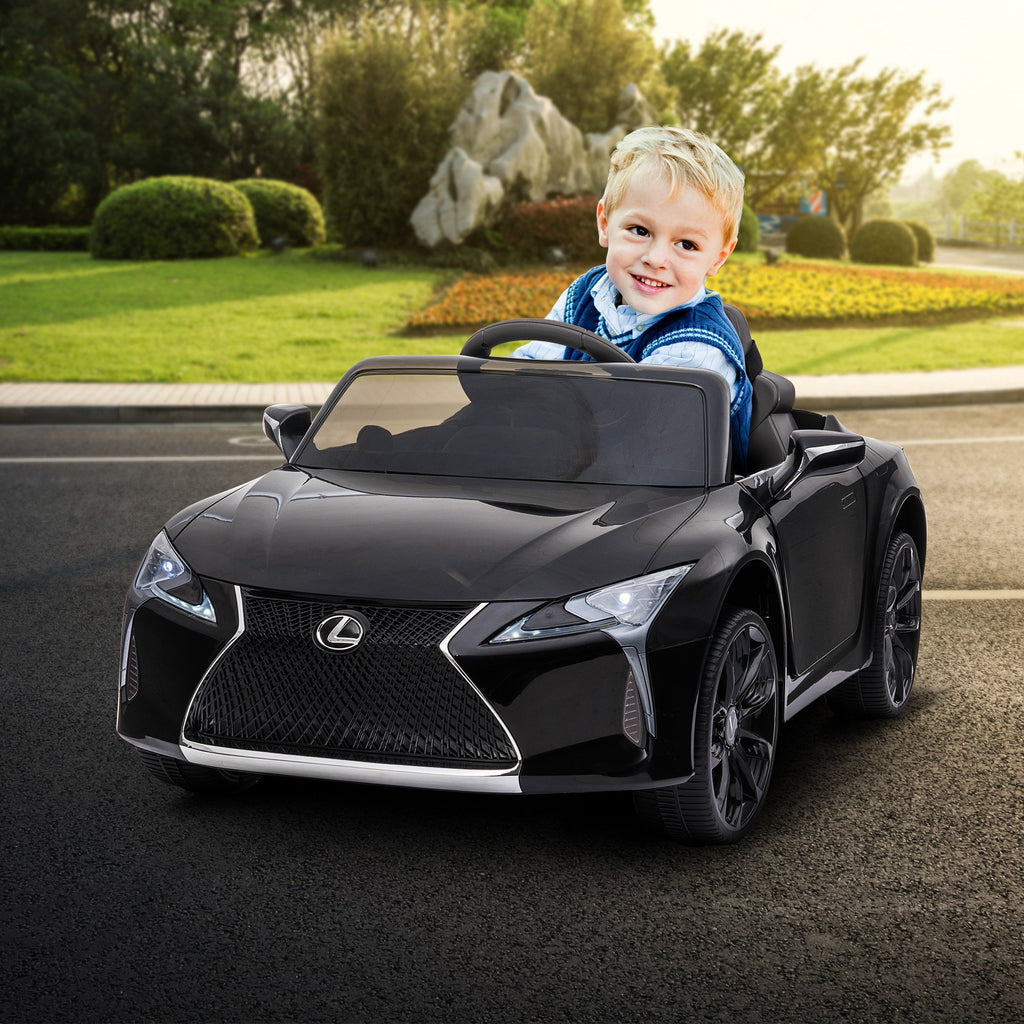 Lexus LC 500 12V Kids Electric Ride-On Car, Black