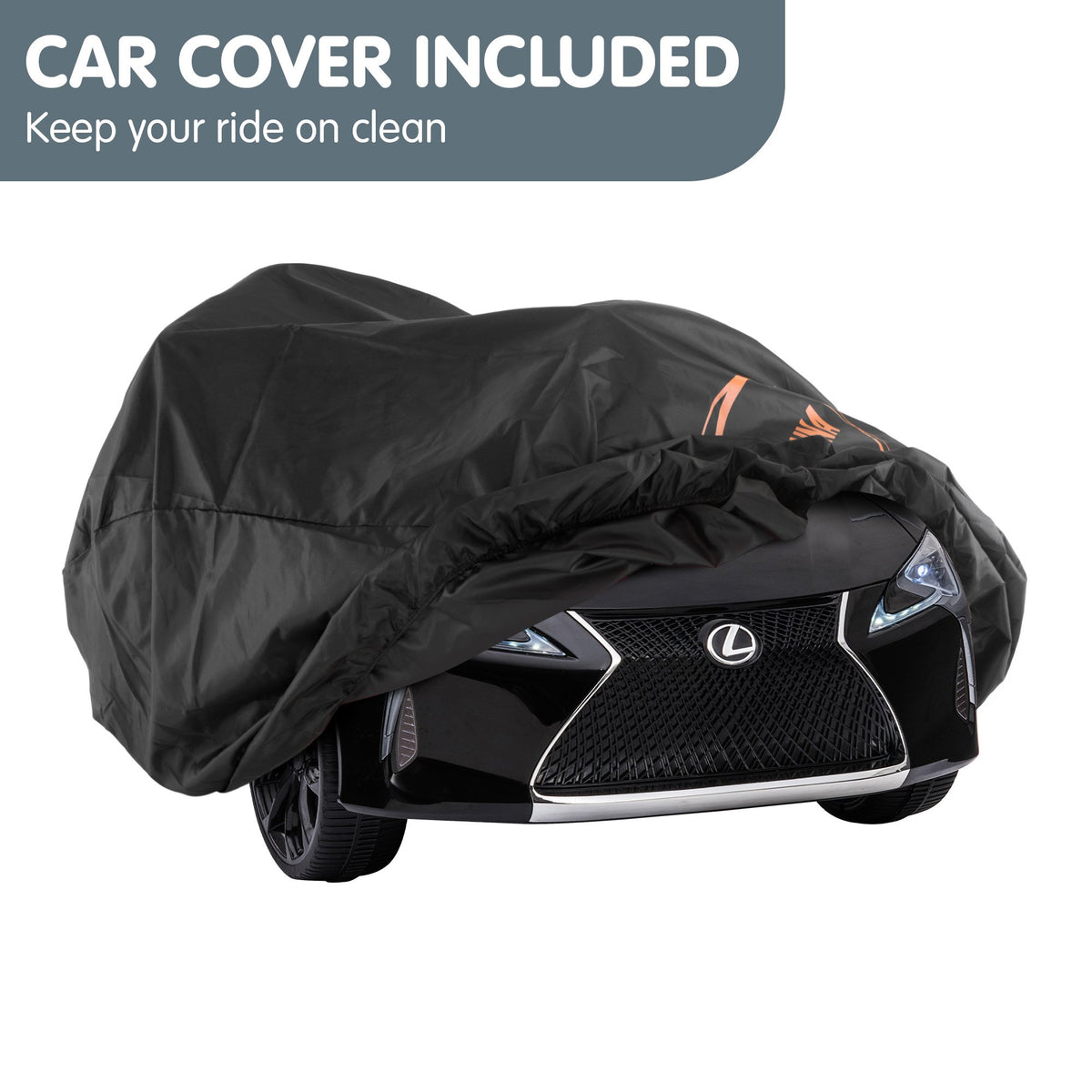Lexus LC 500 12V Kids Electric Ride-On Car, Black