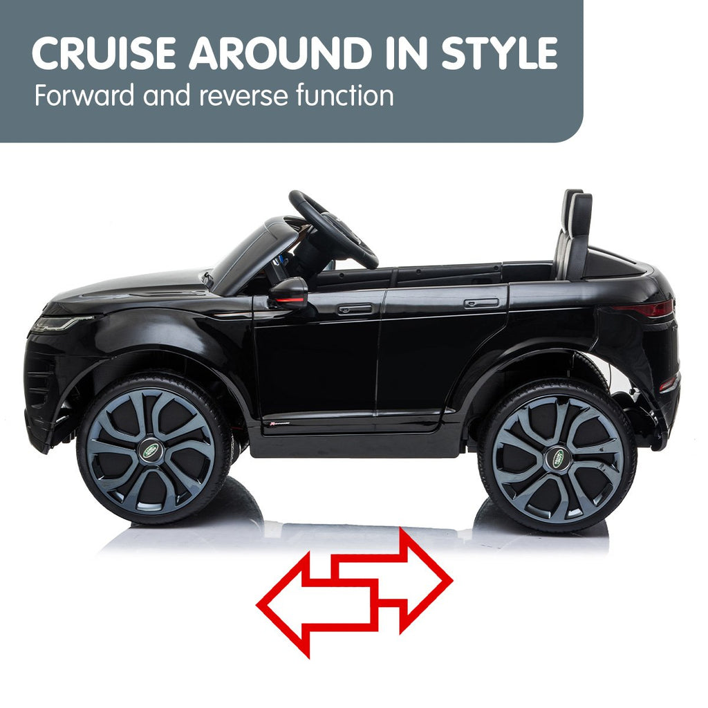 Land Rover 12V Kids Electric Ride-On Car, Black