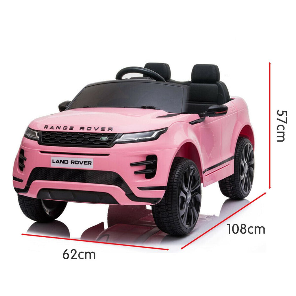 Land Rover 12V Kids Electric Ride-On Car, Pink