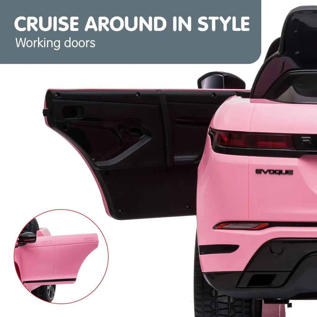 Land Rover 12V Kids Electric Ride-On Car, Pink