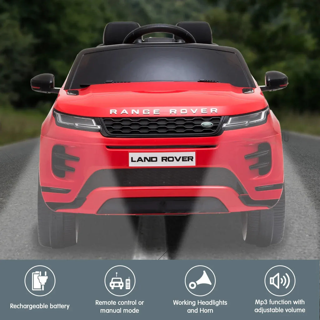 Land Rover 12V Kids Electric Ride-On Car, Red