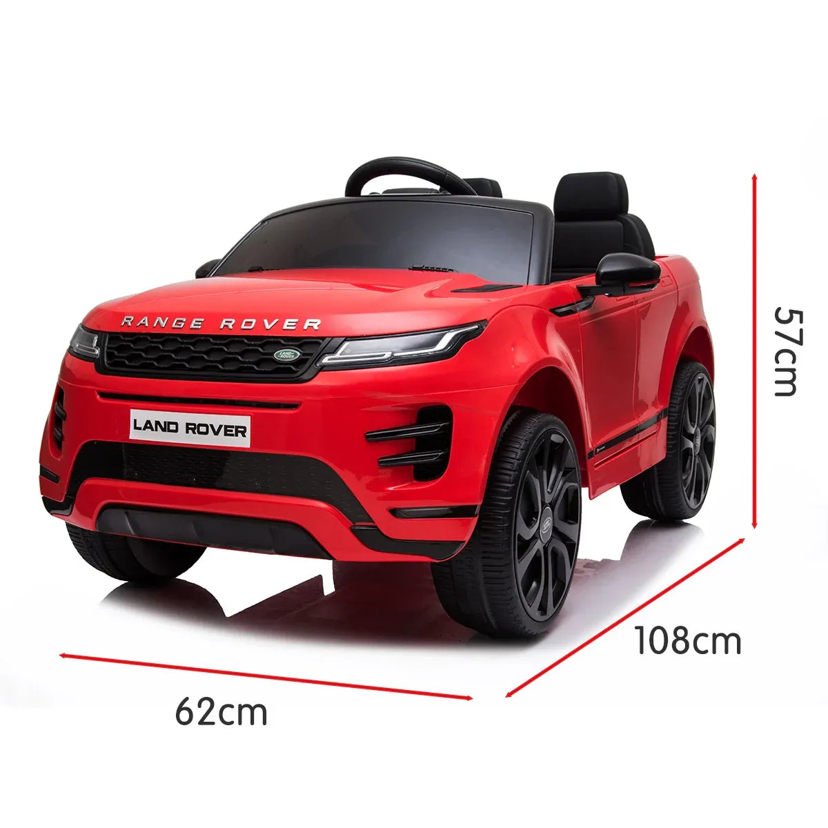 Land Rover 12V Kids Electric Ride-On Car, Red