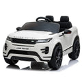 Land Rover 12V Kids Electric Ride-On Car, White