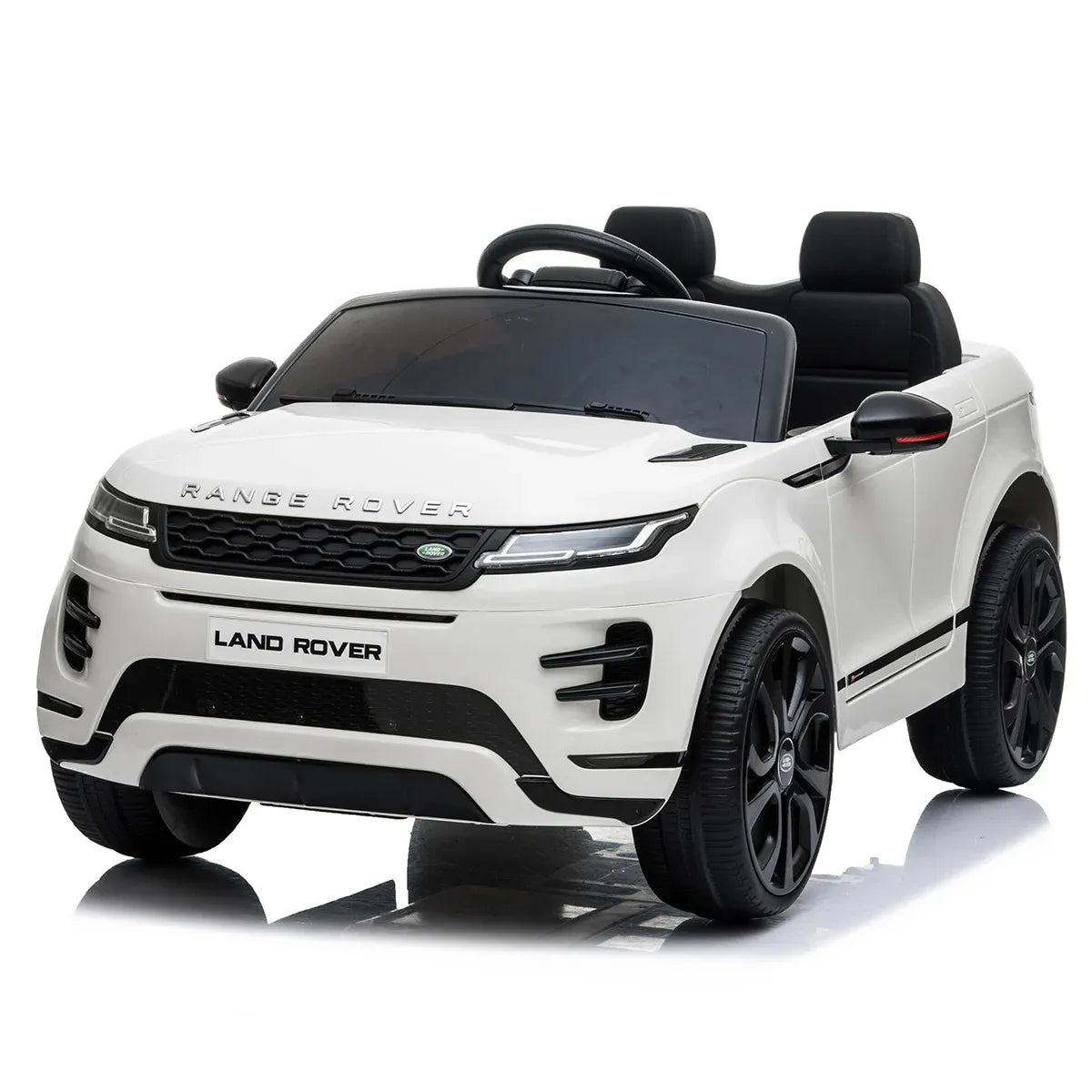 Land Rover 12V Kids Electric Ride-On Car, White