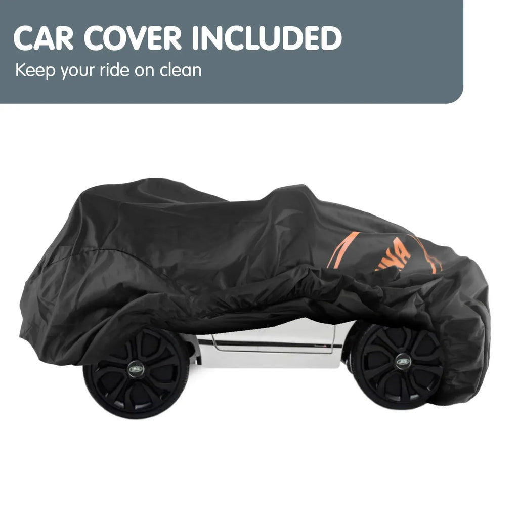 Land Rover 12V Kids Electric Ride-On Car, White