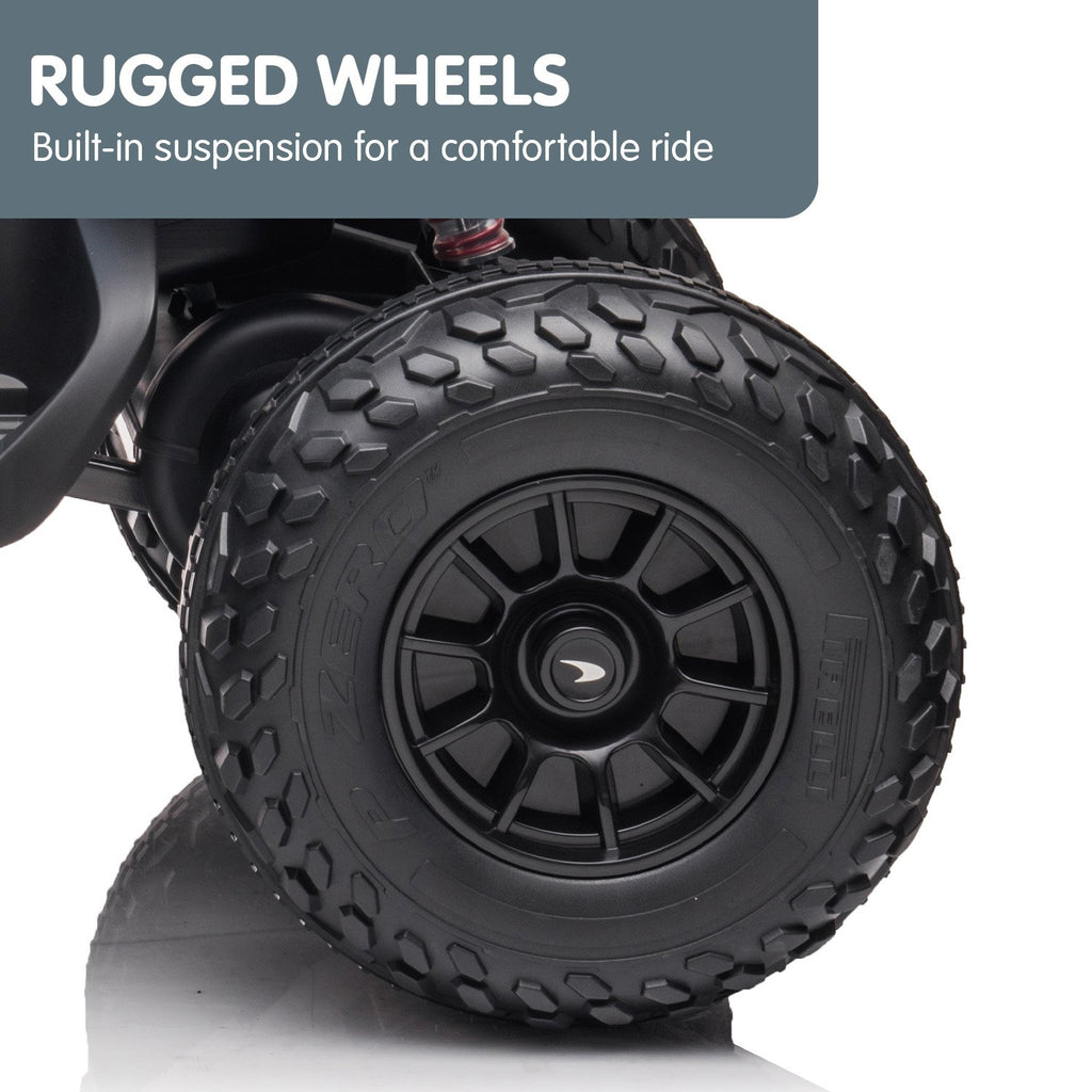 McLaren MCL35 12V Kids Electric Ride-On Quad Bike, Black