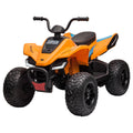 McLaren MCL35 12V Kids Electric Ride-On Quad Bike, Orange