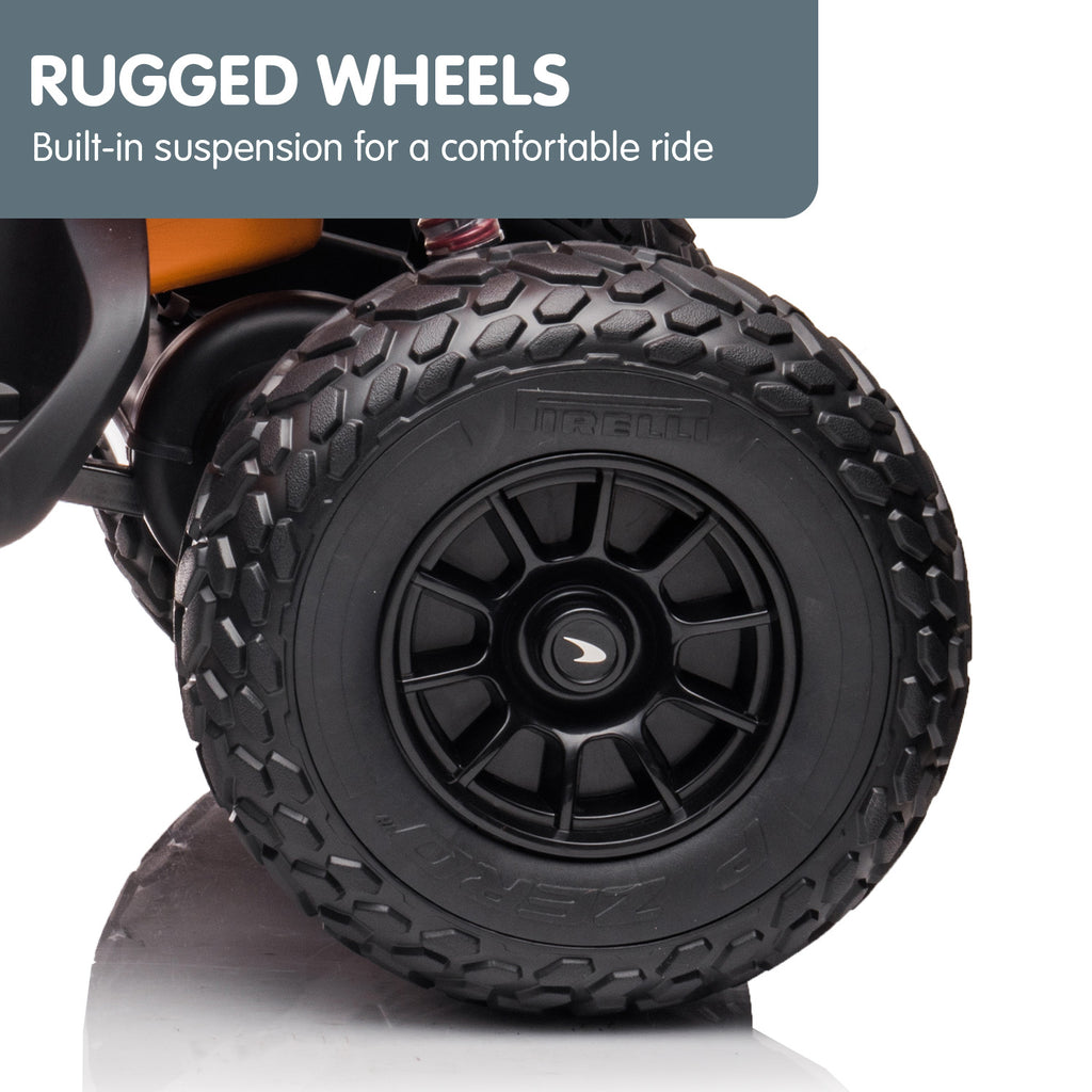 McLaren MCL35 12V Kids Electric Ride-On Quad Bike, Orange