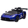 Maserati MC20 GT2 12V Kids Electric Ride-On Race Car, Blue