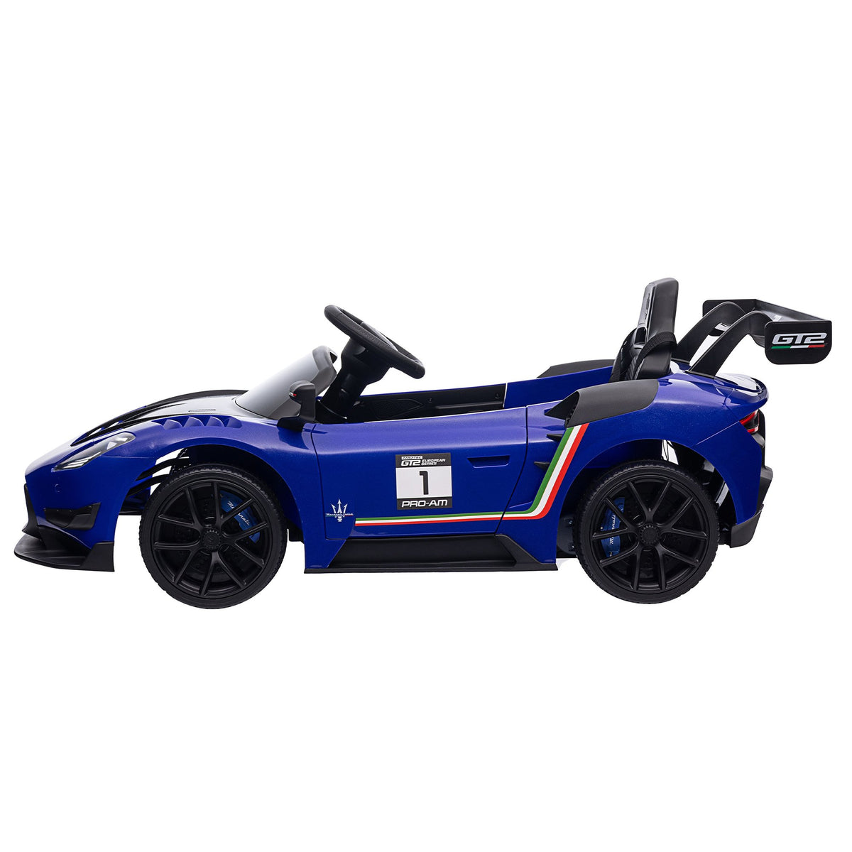 Maserati MC20 GT2 12V Kids Electric Ride-On Race Car, Blue