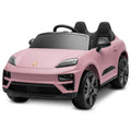 Porsche Macan Turbo EV 12V Kids Electric Ride-On Car, Pink