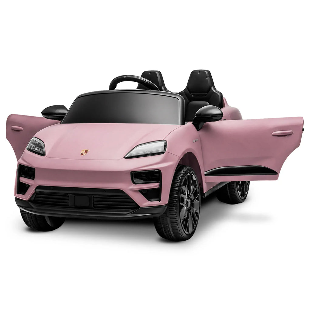 Porsche Macan Turbo EV 12V Kids Electric Ride-On Car, Pink