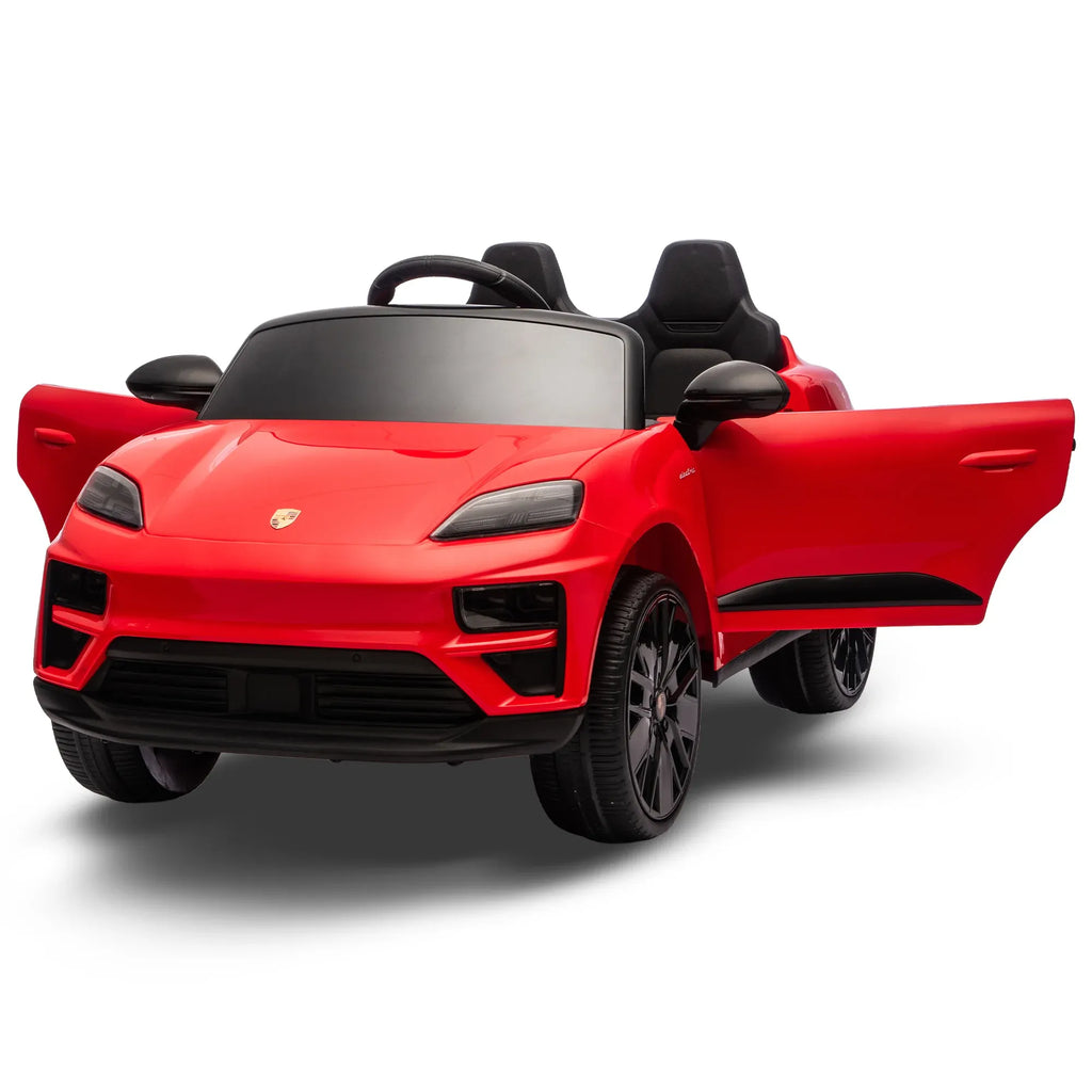 Porsche Macan Turbo EV 12V Kids Electric Ride-On Car, Red