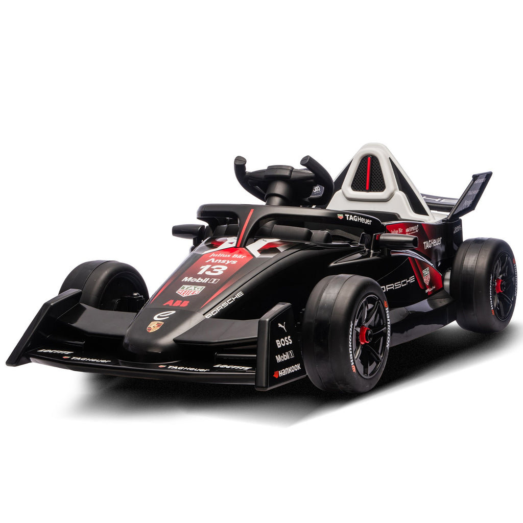 Porsche Formula E 12V Kids Electric Ride-On Car, Red