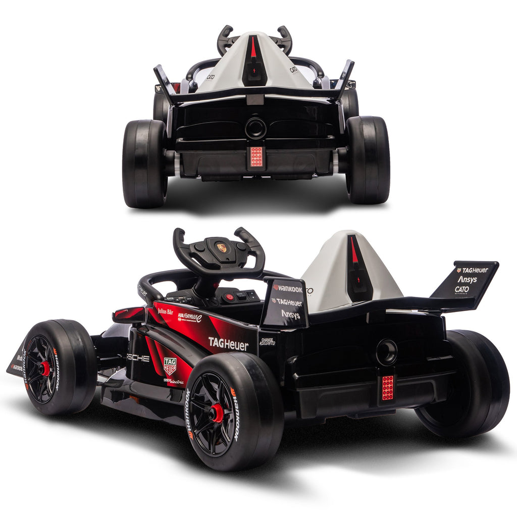 Porsche Formula E 12V Kids Electric Ride-On Car, Red