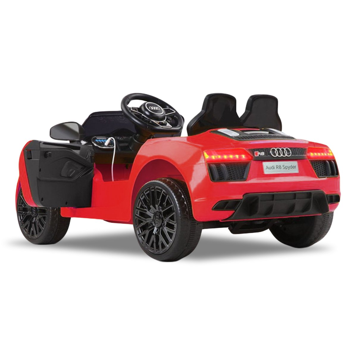 Audi R8 Spyder 6V Kids Electric Ride-On Car, Red