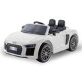 Audi R8 Spyder 6V Kids Electric Ride-On Car, White