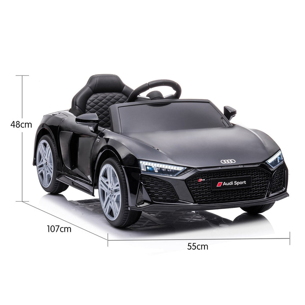 Audi Sport 12V Kids Electric Ride-On Car, Black
