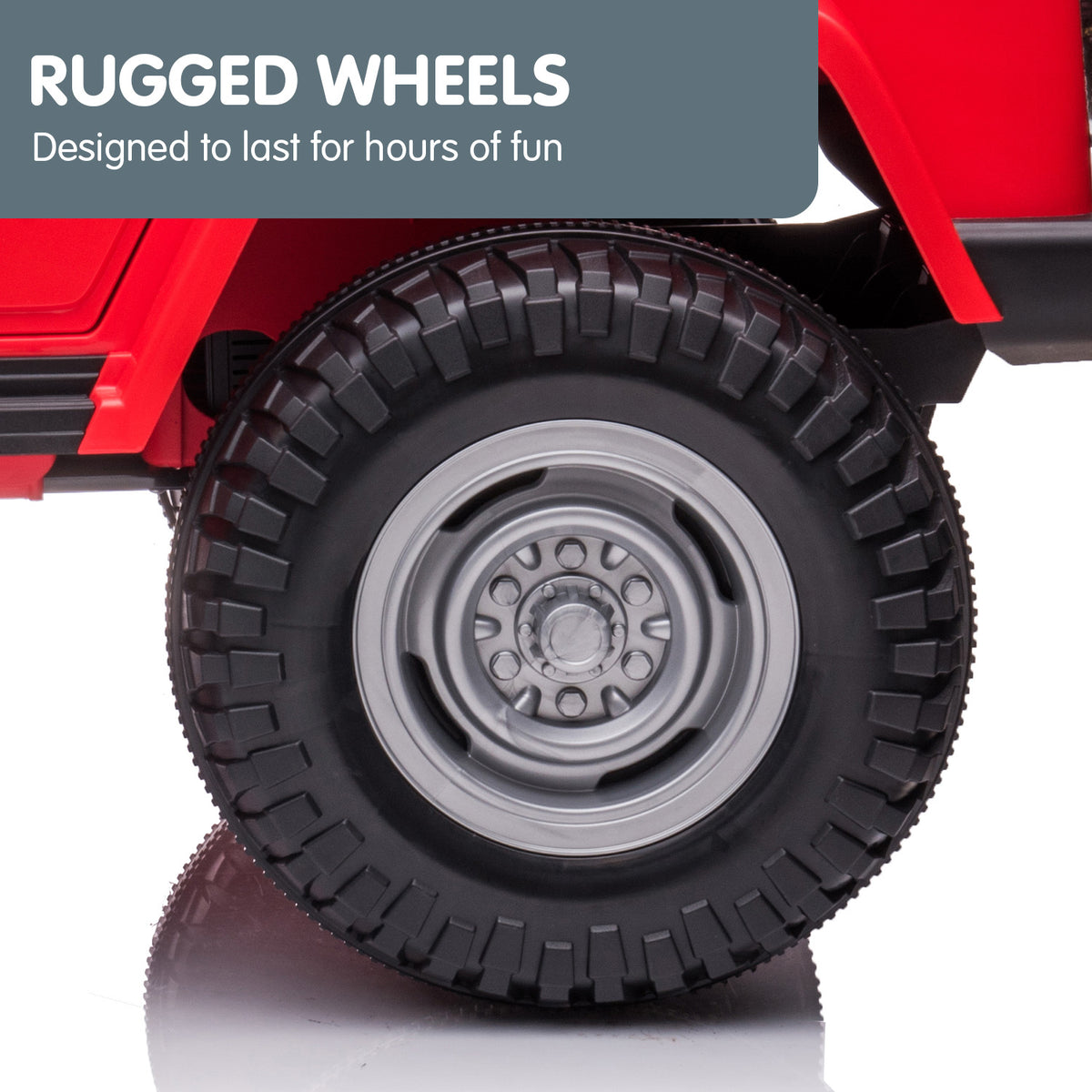 Toyota FJ40 12V Kids Electric Ride-On Car, Red