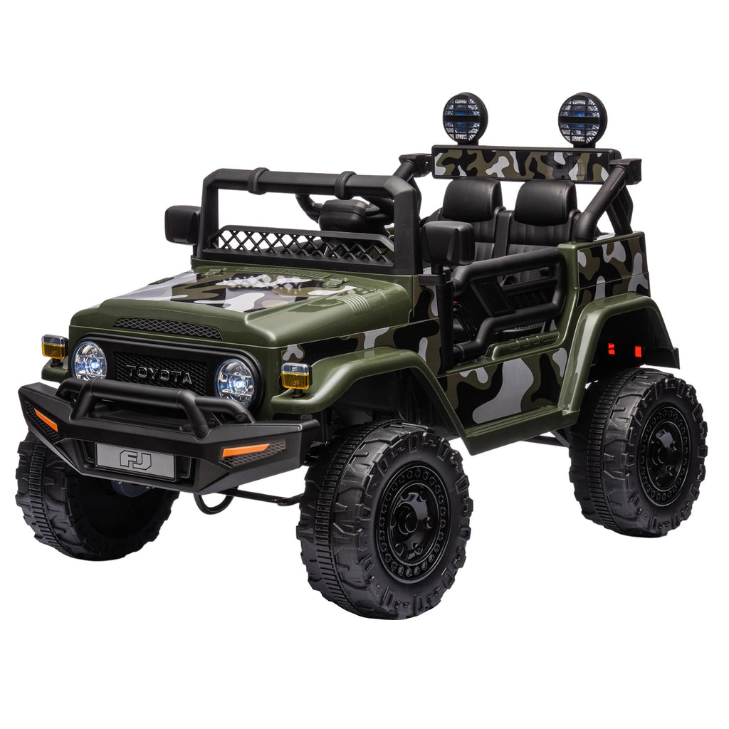 Toyota FJ Cruiser 12V Kids Electric Ride-On Car, Green