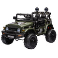 Toyota FJ Cruiser 12V Kids Electric Ride-On Car, Green