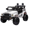 Toyota FJ Cruiser 12V Kids Electric Ride-On Car, White