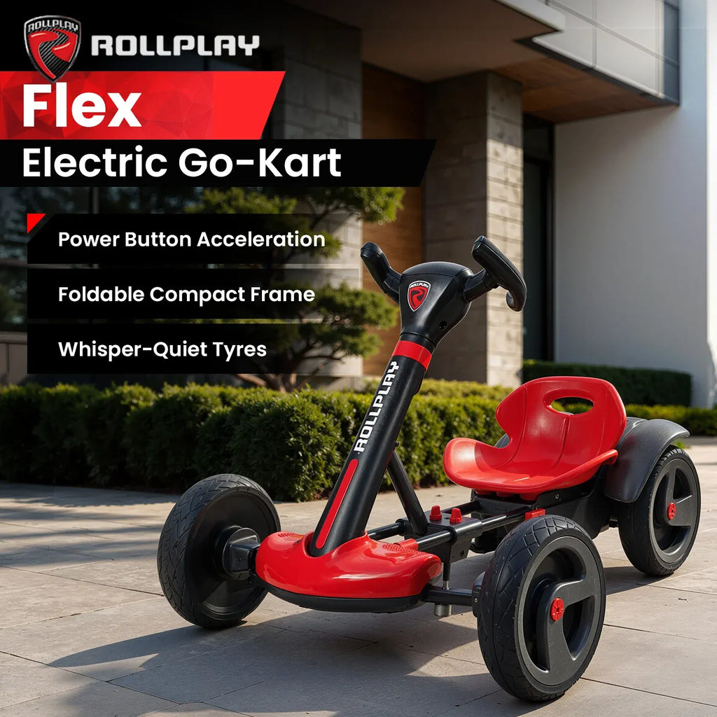 Flex Kart 6V Electric Ride-On Foldable Kids Racing Go Kart
