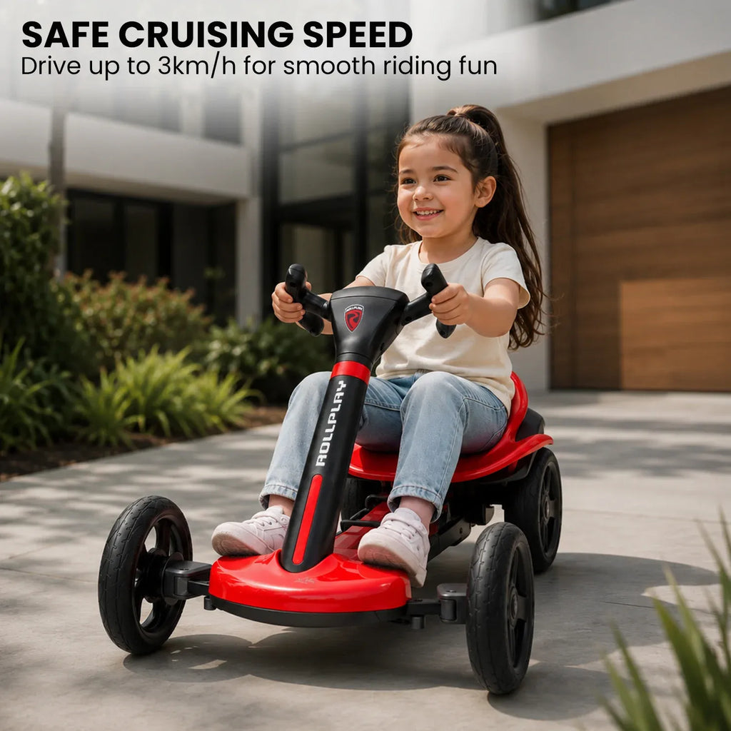 Flex Kart 6V Electric Ride-On Foldable Kids Racing Go Kart