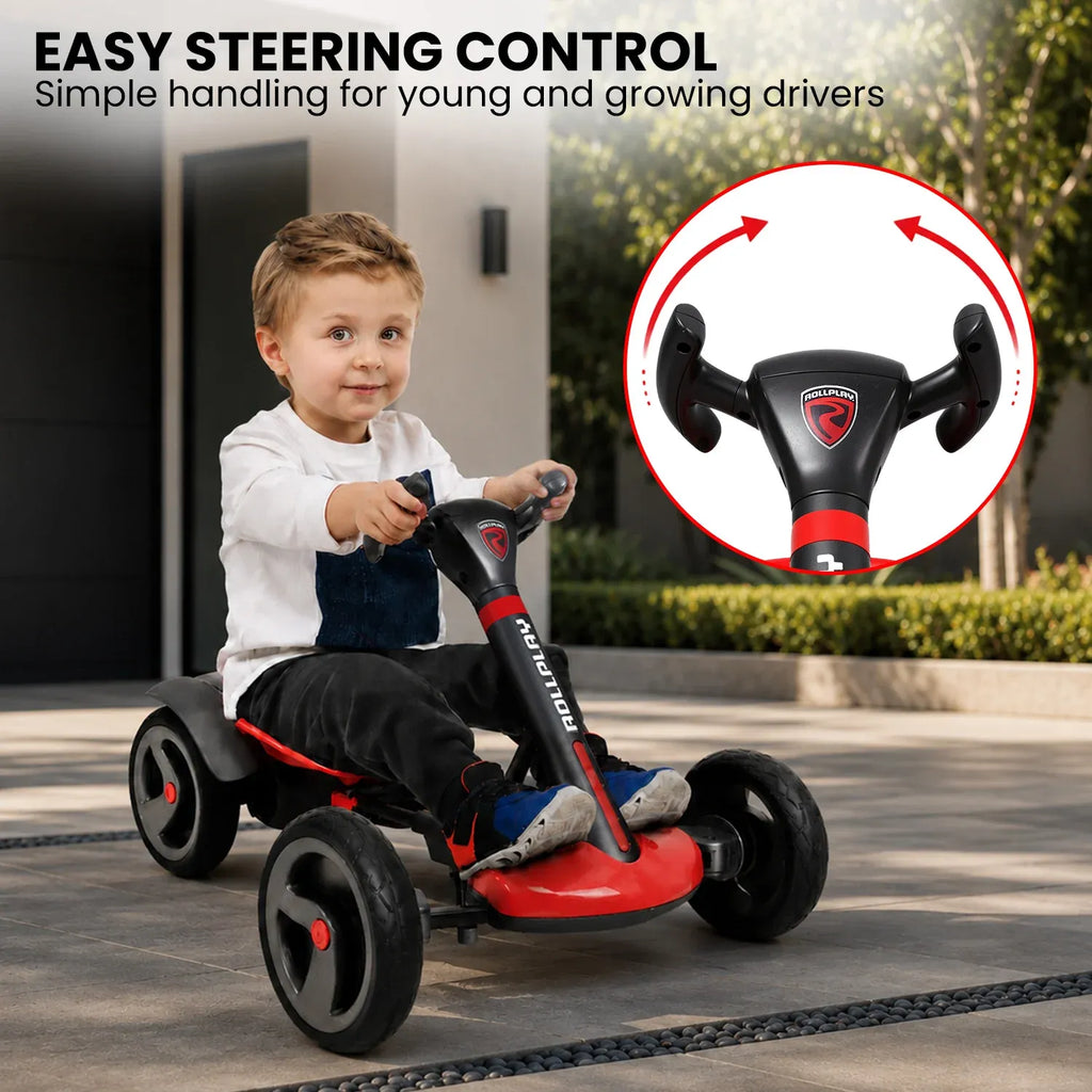 Flex Kart 6V Electric Ride-On Foldable Kids Racing Go Kart