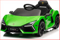12V Licensed Lamborghini Revuelto Kids Electric Ride On Car with Parental Remote - Green