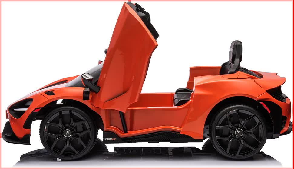 12V Licensed McLaren 765LT Kids Electric Ride On Car with Parental Remote